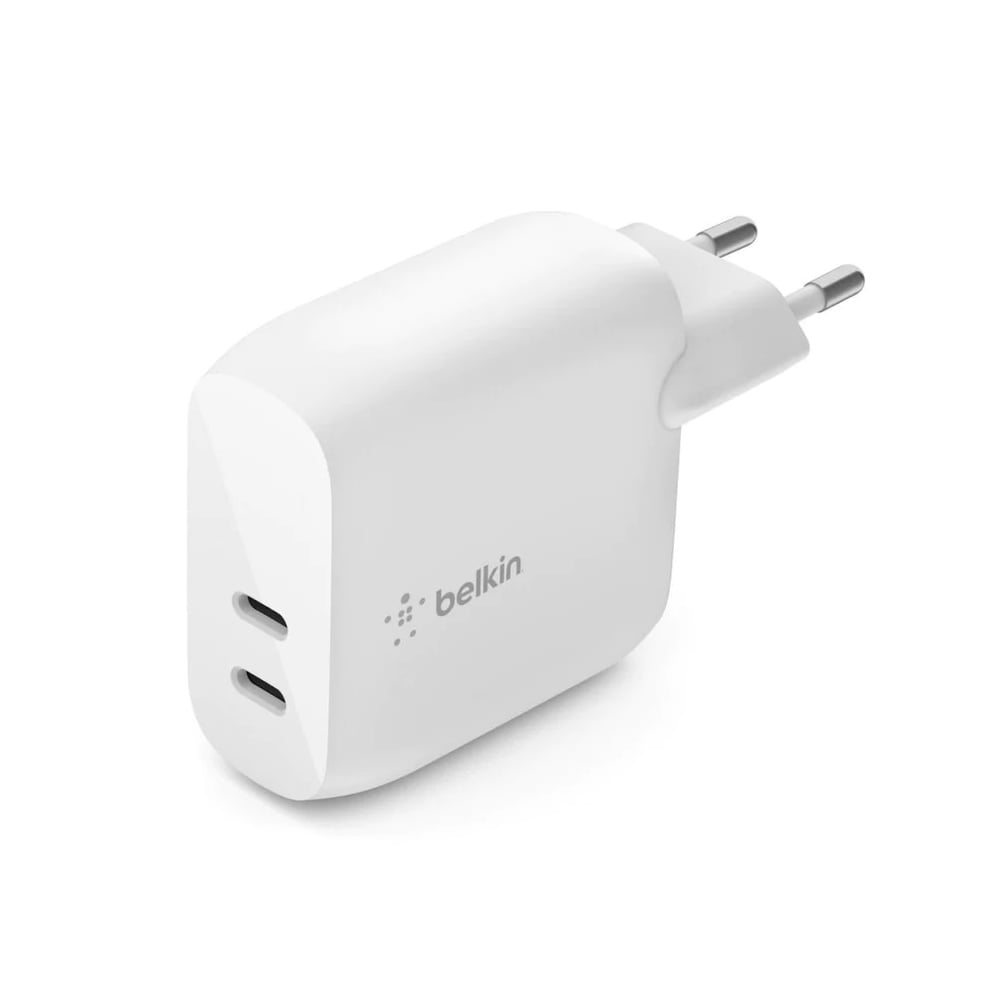 Belkin Boostcharge (20w) Dual Usb-c With (40w) Stand Alone Wall Charger :  Target